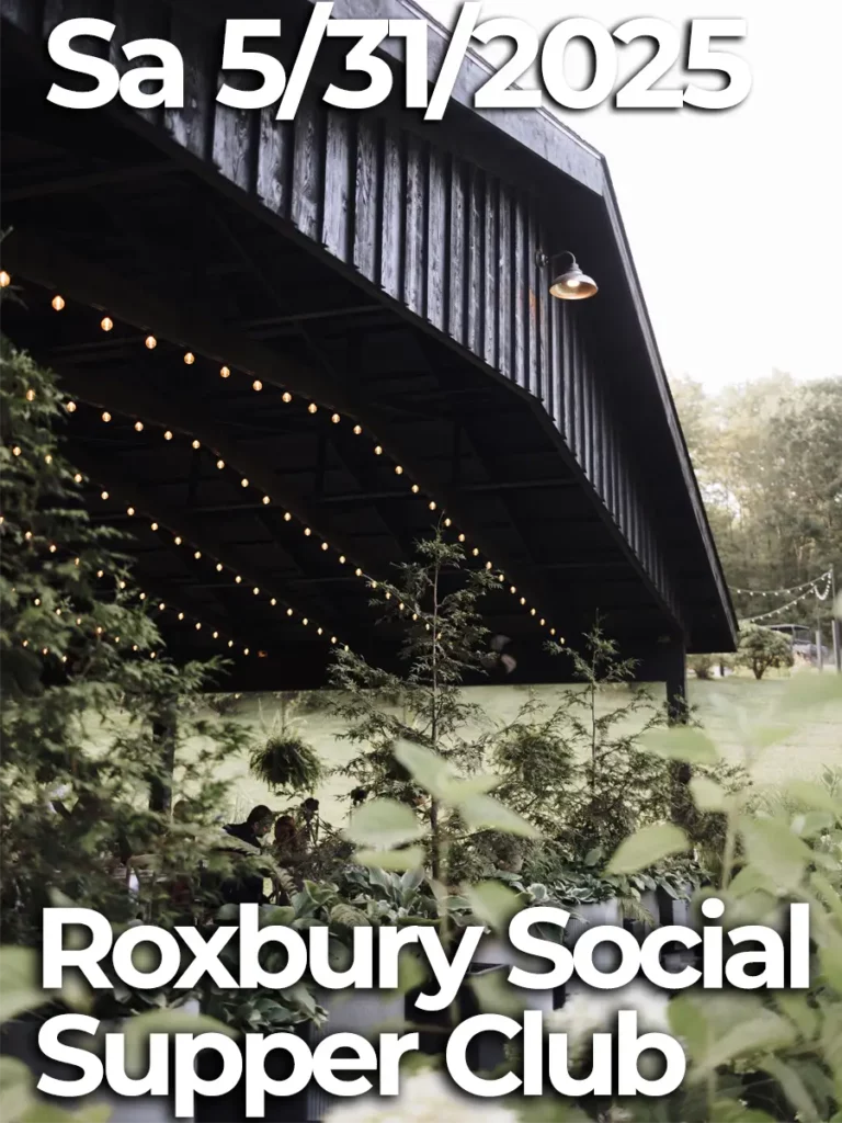 Sa 05/31/25 Roxbury Social Supper Club